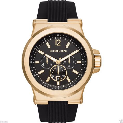 reloj michael kors hombre dorado con negro|michael kors watches female.